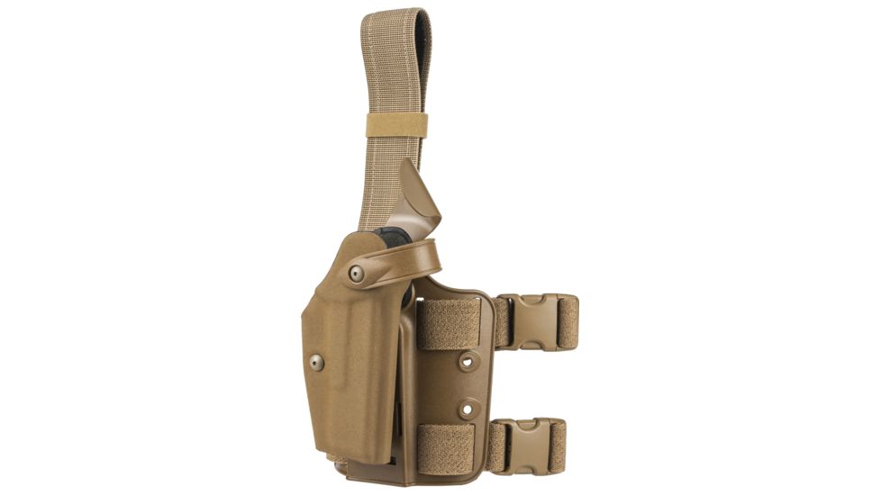Safariland Model 6004USN SLS Low Drop-Leg Holster, Glock 17/22/31, Right Hand, Cordura Coyote Tan, 6004USN-83-741