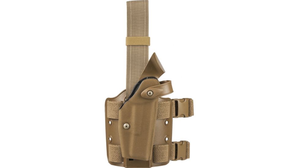 Safariland Model 6004USN SLS Low Drop-Leg Holster, Glock 17/22/31, Right Hand, Cordura Coyote Tan, 6004USN-83-741