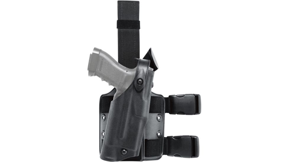 Safariland 6304 ALS/SLS Tactical Holster S&amp;W 6946 DA Only 295 Short Round Trigger Guard STX Tactical Black Right Hand 6304-320-131
