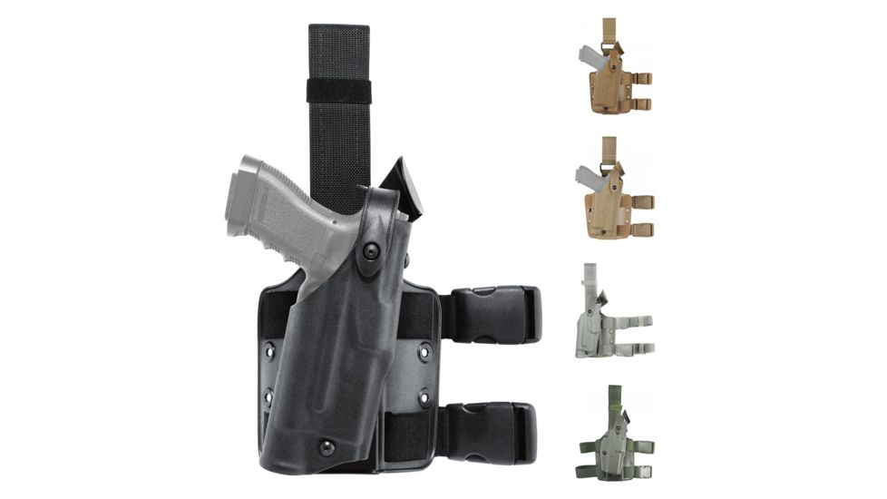 Safariland Model 6304 ALS/SLS Drop-Leg Glock Holster, Black, Coyote Brown, Flat Dark Earth, Foliage Green, OD Green