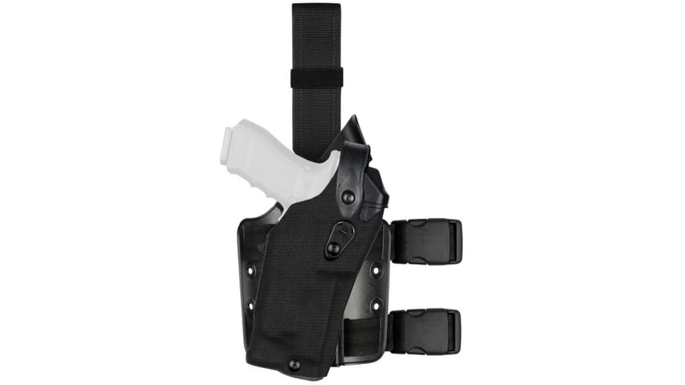 Safariland 6304RDS ALS/SLS Drop Leg Glock Holster, Cordura, Right, Black, 6304RDS-832-781-SP10
