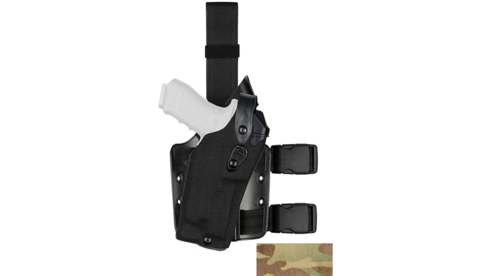 Safariland 6304RDS ALS/SLS Drop Leg Glock Holster, Cordura, Left, MultiCam, 6304RDS-832-702-SP10