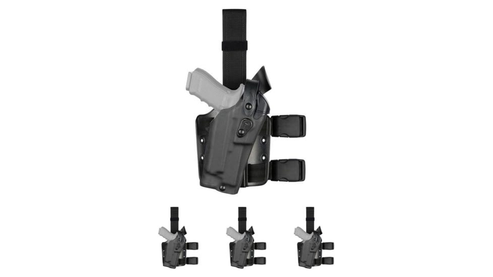 Safariland Model 6304RDS ALS/SLS Drop Leg Glock Holster, Black, Coyote Brown, Flat Dark Earth, Multi Cam