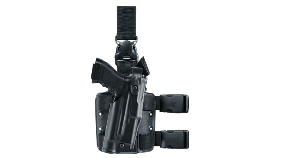 Safariland Model 6305 ALS/SLS Drop-Leg Holster, Glock 17/22/31, Right Hand, STX Tactical Black, 6305-83-131-SP10