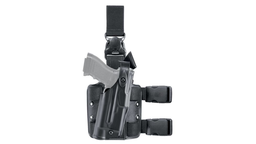 Safariland Model 6305 ALS/SLS Drop-Leg Holster, Glock 41, Right Hand, STX Tactical Black, 6305-893-131