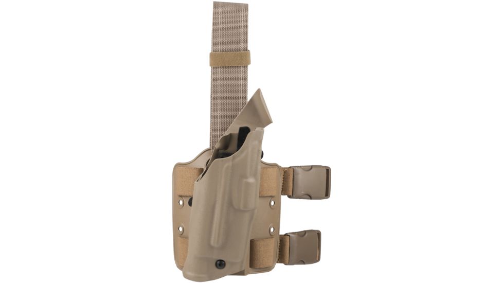 Safariland Model 6354 ALS Drop-Leg Holster, Glock 34/35, Right Hand, STX Flat Dark Earth, 6354-683-551