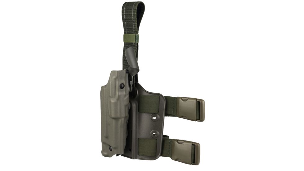 Safariland Model 6354 ALS Drop-Leg Holster, Glock 34/35, Right Hand, STX OD Green, 6354-683-561-SP10