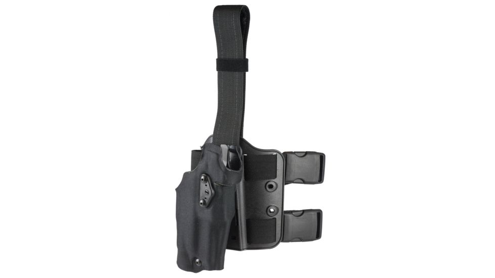 Safariland Model 6354DO ALS Drop Leg Holster, Glock 34/35, Right Hand, Cordura, Double Strap, Black, 6354DO-683-781