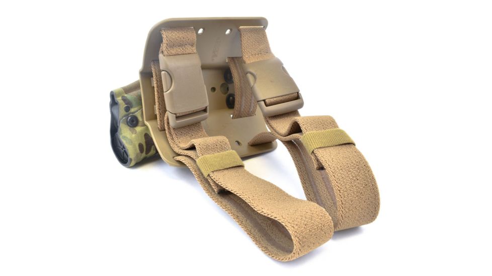 Safariland Model 6354DO ALS Drop Leg Holster, Glock 34/35 w/SF X300U, 5.3in, Left Hand, Cordura, Double Strap, Multi Cam, 6354DO-6832-702