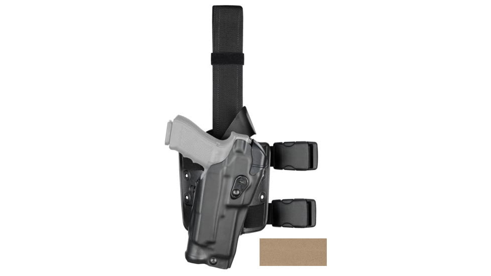 Safariland Model 6354rds Als Tactical Holster For Sig Sauer P320 W/ Compact Light, Fde Brown, 6354RDS-45027-551-SP10
