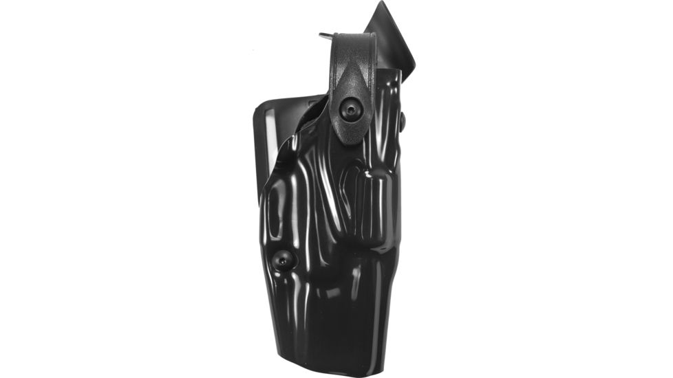 Safariland Model 6360 ALS/SLS Mid-Ride Level-III Duty Holster, Glock 37 w/Sure Fire X300 Light, Right Hand, STX Hi-Gloss Black, 6360-7832-491