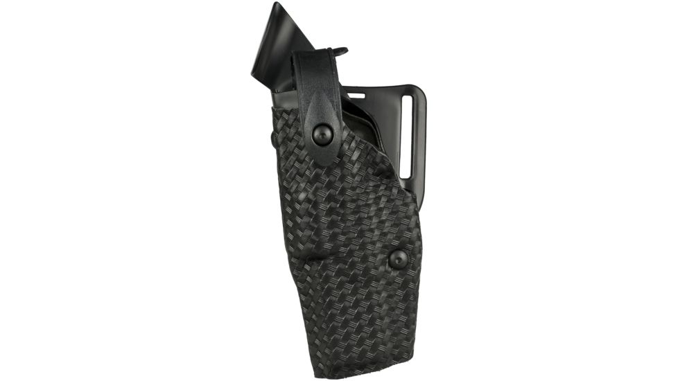Safariland Model 6360 ALS/SLS Mid-Ride Level-III Duty Holster, Glock 22 Gen 5, Right, STX Basket, Black, 1329266