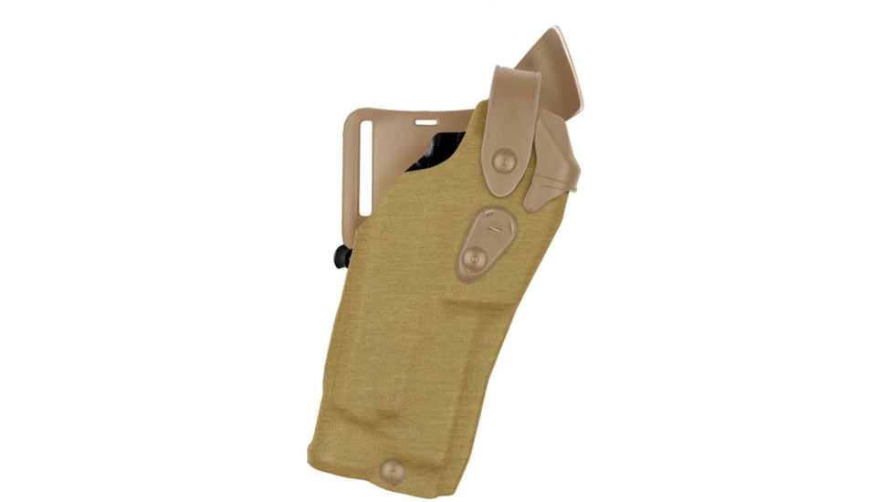 Safariland Model 6360RDS ALS/SLS Mid-Ride Level-III Duty Holster, Glock 19/23, Insight Technology M3, Right, Cordura, Khaki, 6360RDS-2832-751