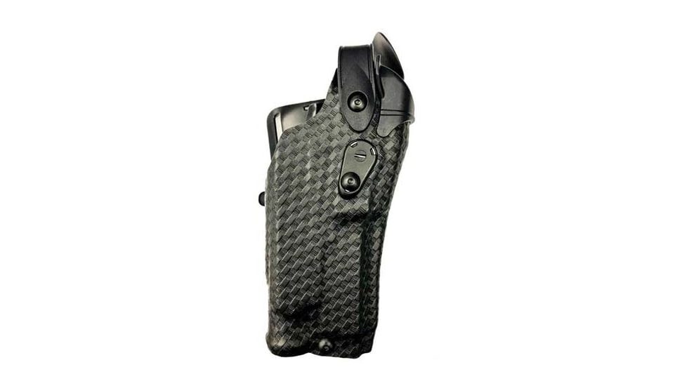 Safariland Model 6360RDS ALS/SLS Mid-Ride Level-III Duty Holster, Glock 19/23, Insight Technology M3, Left, STX Basket Weave, Black, 6360RDS-2832-482