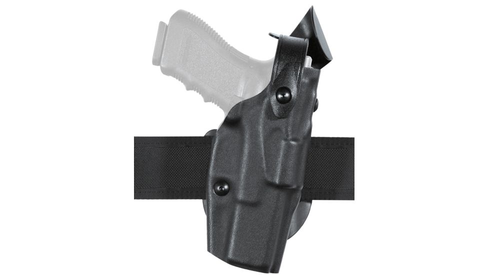 Safariland Model 6362 ALS/SLS Hi-Ride Level-III Duty Holster, Glock 17 Gen5 w/ITI M3/TLR-1/TLR-1HL/SF X200/X300/X300U Light, Right Hand, STX Tactical Black, 6362-8325-131
