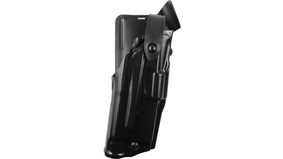 Safariland Model 6365 ALS/SLS Low-Ride Level-III Duty Holster, Glock 20/21, Right Hand, STX Hi-Gloss Black, 6365-383-491