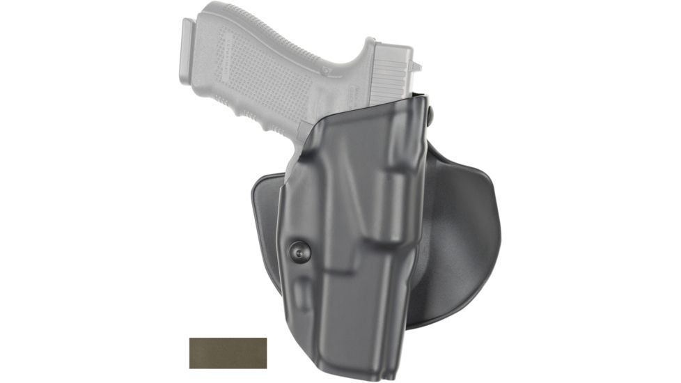 Safariland Model 6378 ALS Paddle/Belt Loop Holster, Glock 34/35, Right Hand, STX Foliage Green, 6378-683-541