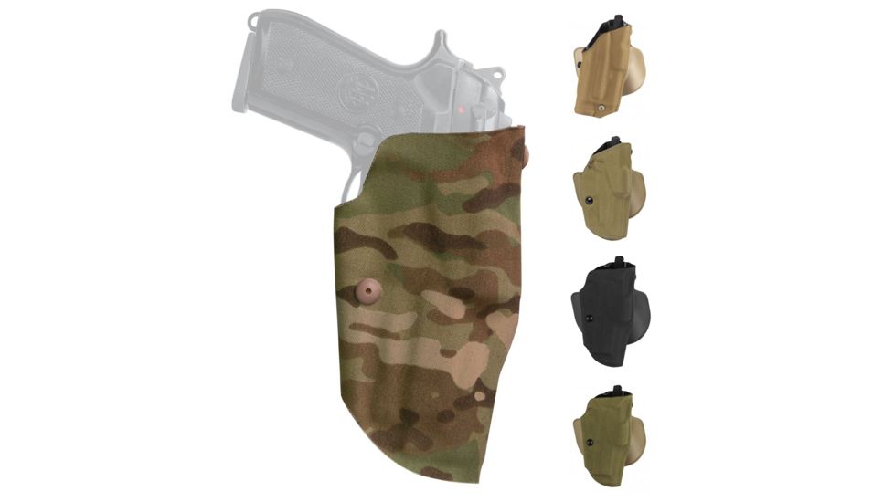 Safariland Model 6378USN ALS Low Signature Glock Holster, Black, Coyote Tan, Khaki, Multi Cam, Ranger Green