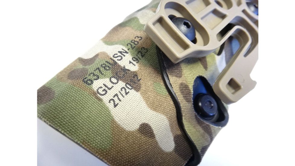 Safariland Model 6378USN ALS Low Signature Holster, Glock 19/23/32, Left Hand, Cordura Multi-Cam, 6378USN-283-702