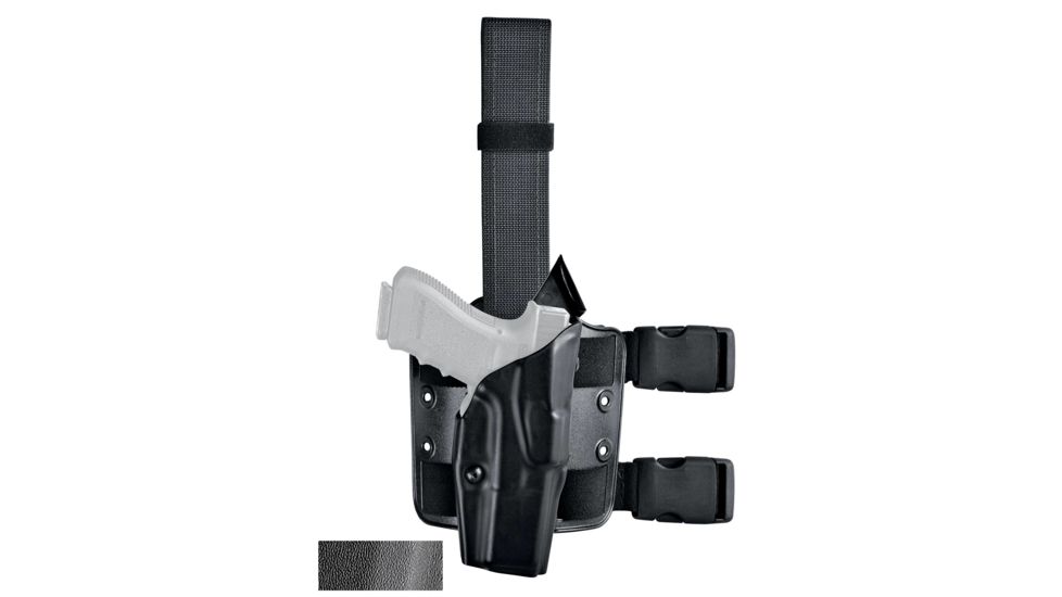 Safariland Model 6384 ALS/OMV Drop-Leg Holster, Glock 34/35, Right Hand, STX Tactical Black, 6384-683-131