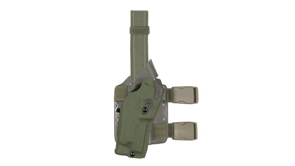 Safariland Model 6384rds Als Omv Tactical Holster For Glock 47 W/ Light, Camo Green, 1334529