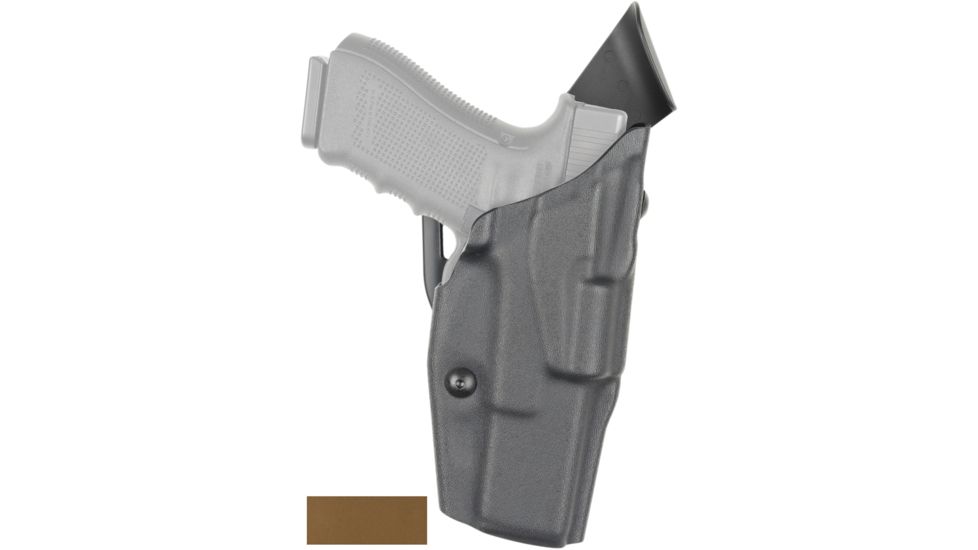 Safariland Model 6390 ALS Mid-Ride Level-I Duty Holster, Glock 17/22/31, Right Hand, STX Coyote Brown, 6390-83-761