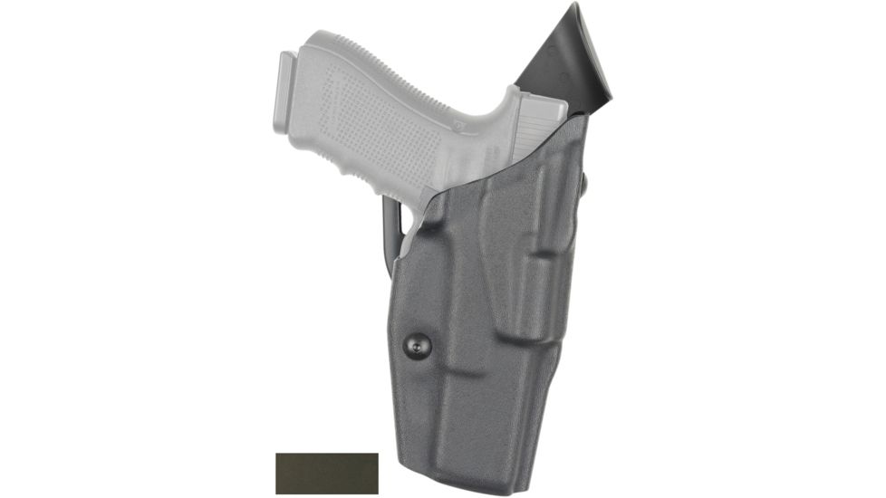 Safariland Model 6390 ALS Mid-Ride Level-I Duty Holster, Glock 17/22/31, Right Hand, STX OD Green, 6390-83-561