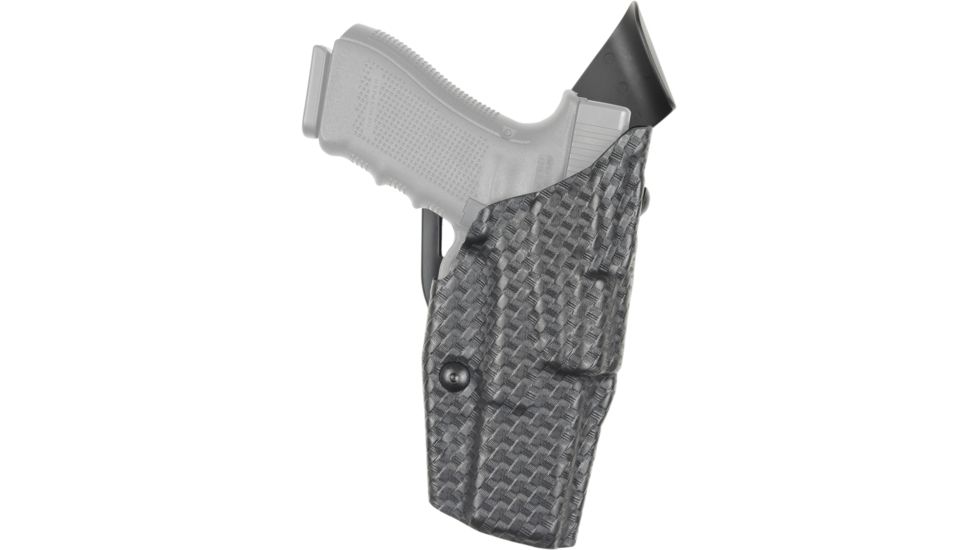Safariland Model 6390 ALS Mid-Ride Level-I Duty Holster, Glock 17/22/31, Right Hand, STX Basket Weave Black, 6390-83-481