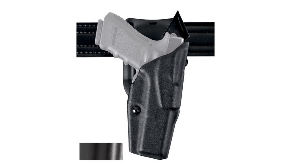 Safariland Model 6395 ALS Low-Ride Level-I Duty Holster, Glock 17/22/31, Right Hand, STX Hi-Gloss Black, 6395-83-491