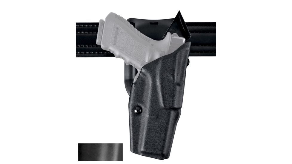 Safariland Model 6395 ALS Low-Ride Level-I Duty Holster, Glock 37, Right Hand, STX Plain Black, 6395-783-411
