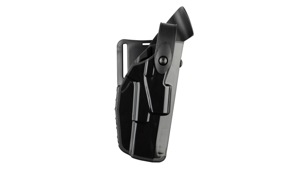 Safariland Model 7280-7TS SLS Mid-Ride Level II Duty Holster, SIG Sauer P227R, X300U, Right, Hi Gloss Black, 7280-6772-491