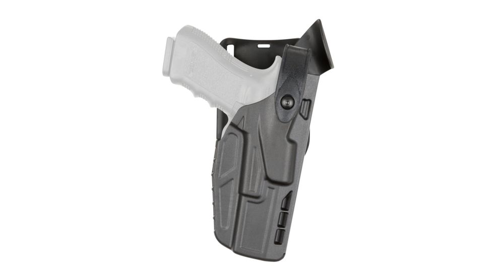 Safariland Model 7285 7TS SLS Low-Ride Level-II Duty Holster, Glock 17/22/31, Right Hand, STX Plain Black, 7285-83-411
