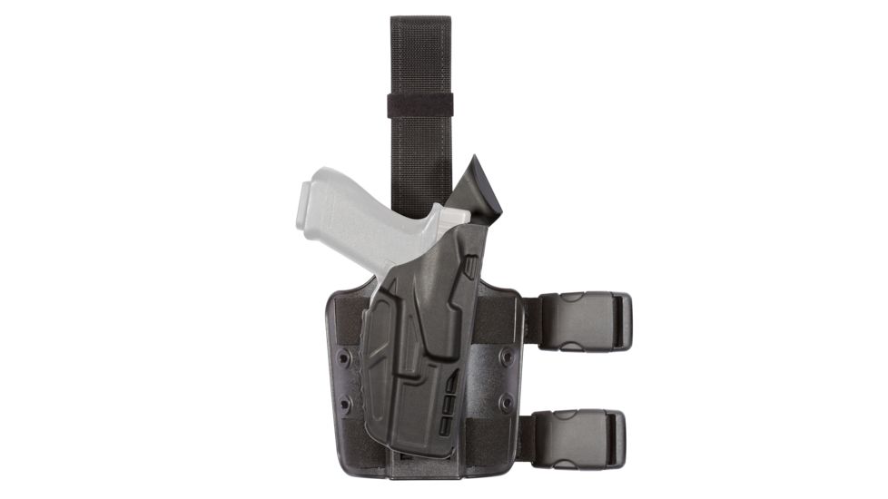 Safariland Model 7354 7TS ALS Drop-Leg Holster, Glock 17/22/31, Right Hand, STX Plain Black, 7354-83-411
