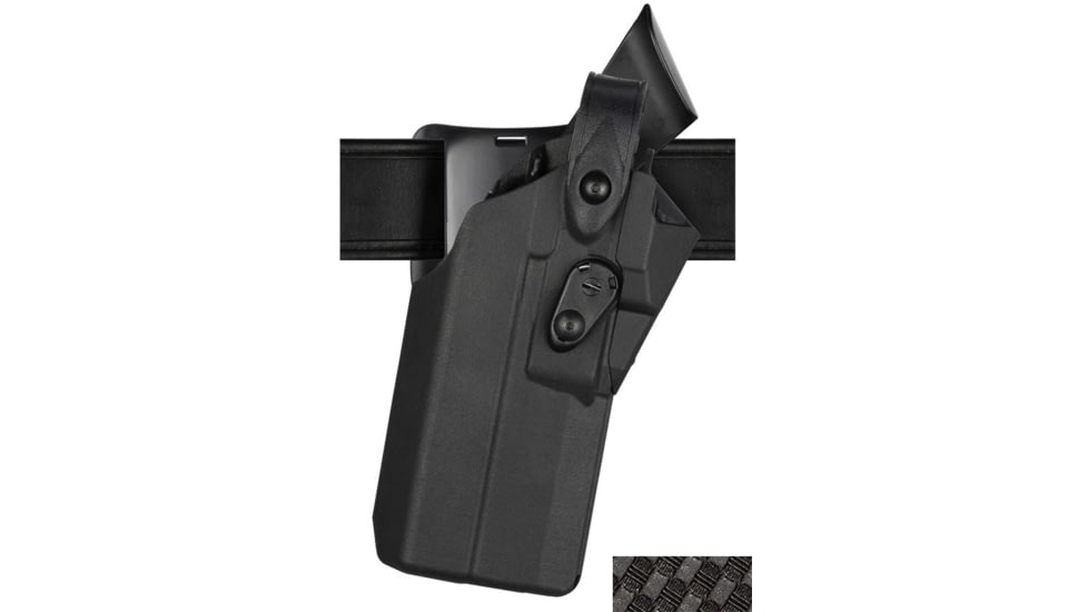 Safariland 7360RDS 7TS ALS/SLS Mid-Ride Level III Retention Duty Holsters, Black, 7360RDS-68325-481