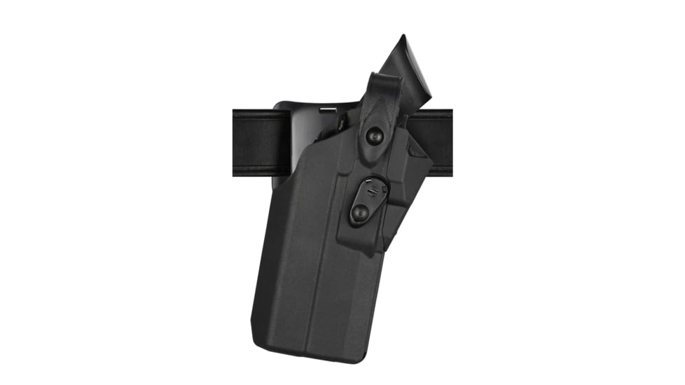 Safariland 7360RDS 7TS ALS/SLS Mid-Ride Level III Retention Duty Holsters, SIG Sauer P320 9C/40C, SureFire X300, Streamlight TLR-1, Left, Plain, Black, 1329435