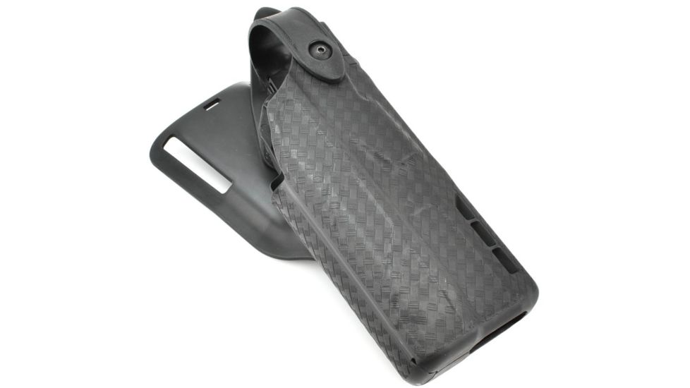 Safariland Model 7365 7TS ALS Low-Ride Level-III Duty Holster, Glock 17/22/31, Left Hand, STX Basket Weave Black, 7365-83-482