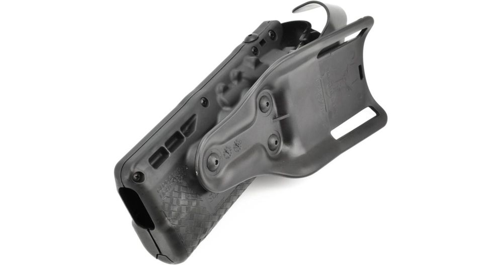 Safariland Model 7365 7TS ALS Low-Ride Level-III Duty Holster, Glock 17/22/31, Left Hand, STX Basket Weave Black, 7365-83-482