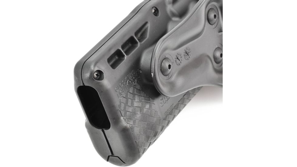 Safariland Model 7365 7TS ALS Low-Ride Level-III Duty Holster, Glock 17/22/31, Left Hand, STX Basket Weave Black, 7365-83-482