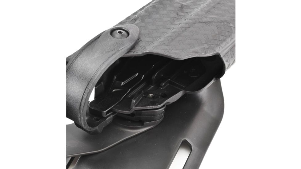 Safariland Model 7365 7TS ALS Low-Ride Level-III Duty Holster, Glock 17/22/31, Left Hand, STX Basket Weave Black, 7365-83-482