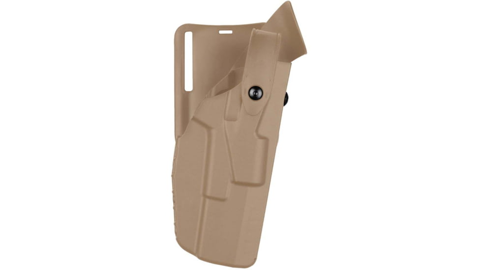 Safariland Model 7365-7TS ALS/SLS Low-Ride Level III Duty Holster, SIG Sauer P229R E2 .40, Right, Plain FDE Brown, 7365-447-551