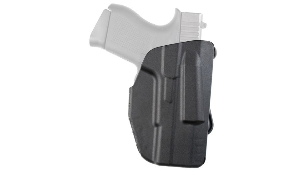Safariland Model 7371 7TS ALS Slim Paddle Holster, Glock 43 w/Streamlight TLR-6, Right Hand, STX Plain Black, 7371-89518-411