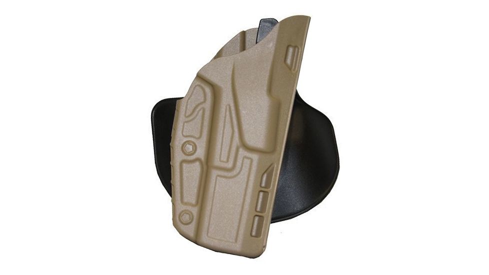 Safariland 7378 7TS ALS Paddle &amp; Belt Loop Concealment Holster, Walther P99Q and PPQ, Flat Dark Earth, Left Hand, 7378-384-552