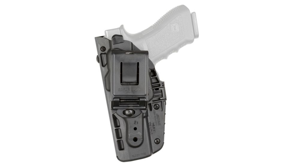 Safariland Model 7379 7TS ALS Clip-On Belt Holster, Glock 17/22/31, Right Hand, STX Plain Black, 7379-83-411