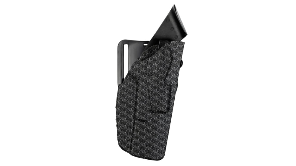 Safariland 7390 7TS ALS Mid Ride Glock Duty Holster, Glock 19/19X/23/45, Streamlight TLR-7, Right, Basket Weave, FDE Brown, 1323165
