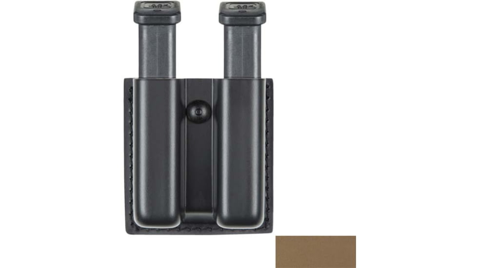 Safariland Model 79 Slimline Open Top Double Magazine Pouches, Colt Government, FDE Brown, STX Tactical, MOLLE, 1331661