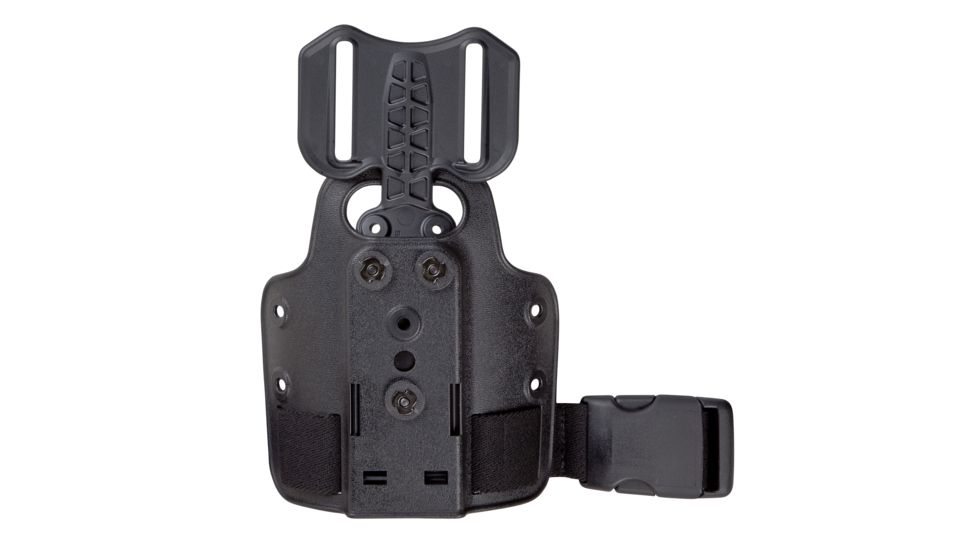 Safariland Model 6305 Als/sls Tactical Holster W/ Quick-release Leg Strap For Glock 19 Gens 1-4 W/ Light, Black, 6305-28321-132