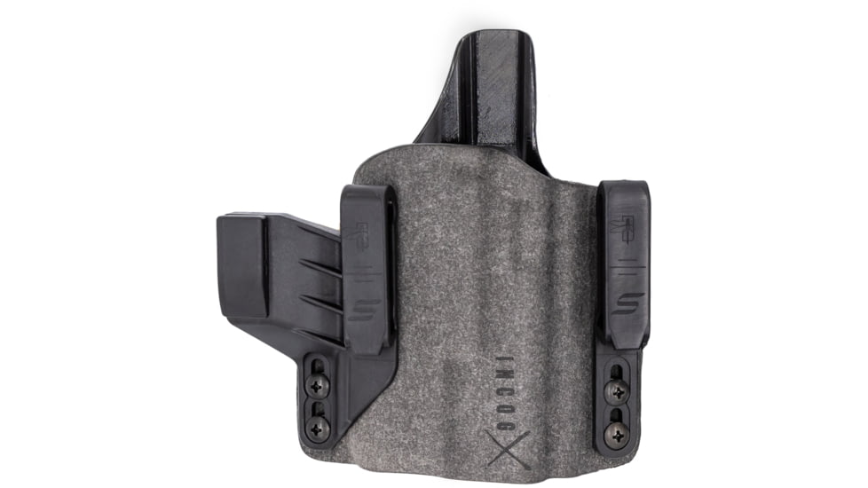 Safariland Incog X Glock 43X/48 IWB Holster, Light Clip, Left, Suede, Concealment, Gray, INCOG-0-895-A-7S-CX1-62