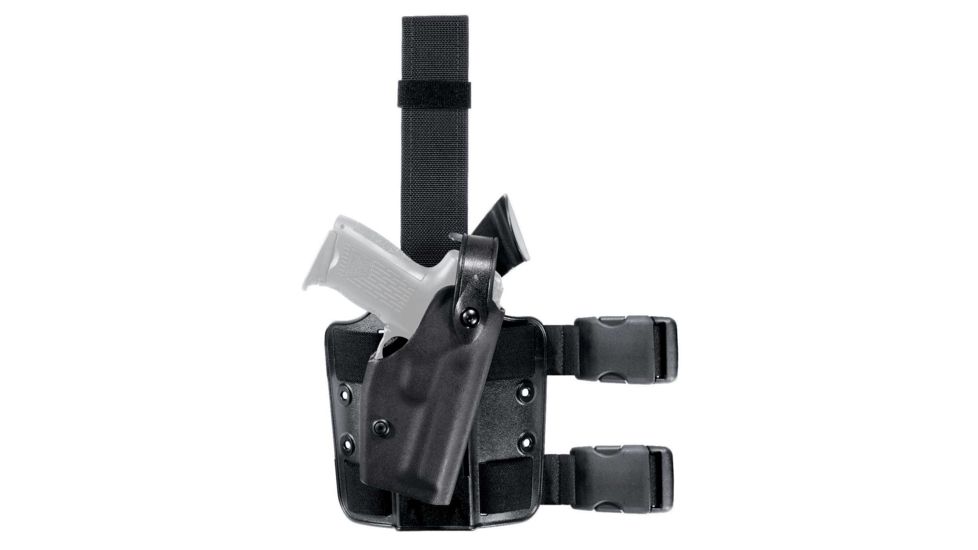 Safariland 6004 SLS Tactical Holster w/Dbl Leg Straps, S&amp;W 1006, 4506-1, STX Tactical, Black, Right Hand, 6004-210-121