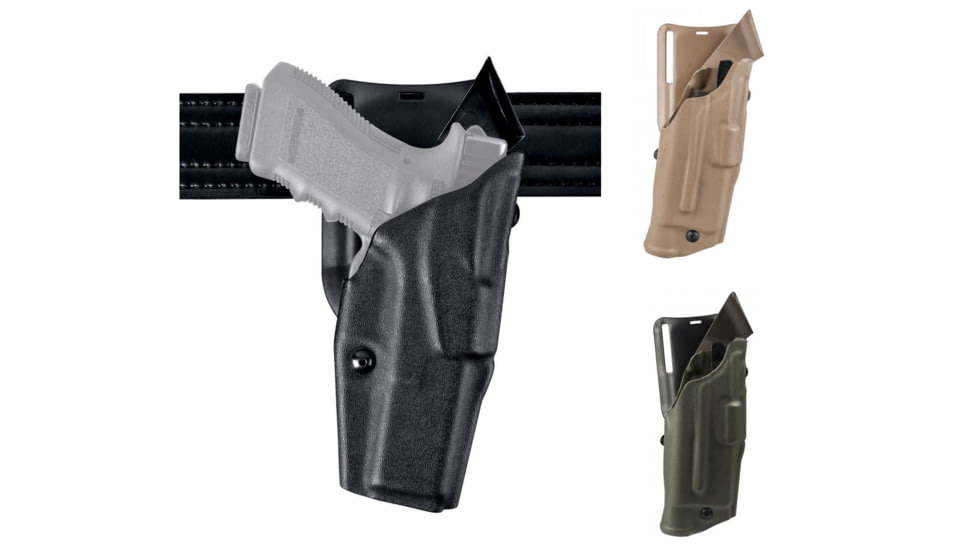 Safariland S&amp;W M&amp;P .45 6360 Mid Holster, Black, Foliage Green, OD Green
