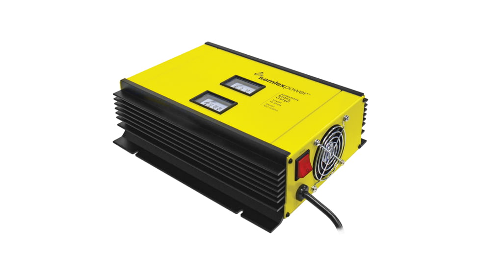 Samlex America 50A Battery Charger - 12V - 2-Bank - 3-Stage w/Dip Switch &amp; Lugs - Includes Temp Sensor 67189
